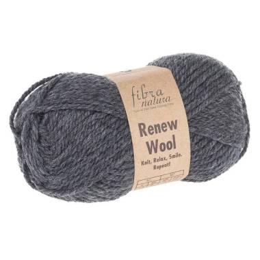 Пряжа Renew Wool Fibranatura, темно-сірий (111)