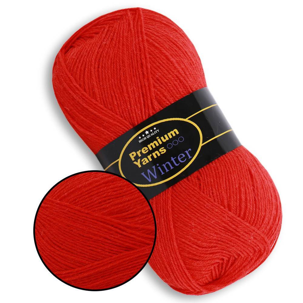 Пряжа Premium Yarns Winter, томатний (605) Пряжа Premium Yarns Winter, томатний (605)