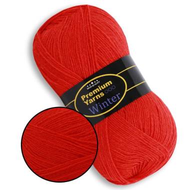Пряжа Premium Yarns Winter, томатний (605)