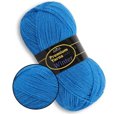 Пряжа Premium Yarns Winter, синій (609)