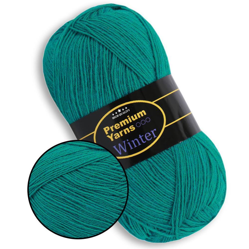 Пряжа Premium Yarns Winter, изумруд (612)