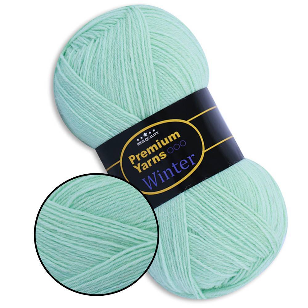 Пряжа Premium Yarns Winter, м'ятний (613) Пряжа Premium Yarns Winter, м'ятний (613)