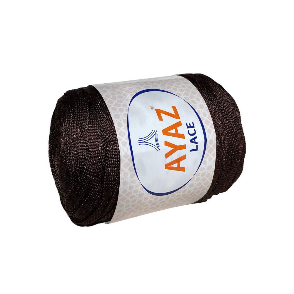 Ribbon yarn Lace Ayaz black chocolate (6195) Ribbon yarn Lace Ayaz black chocolate (6195)