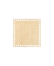 Wooden square bottom, 15*15 cm (13002)