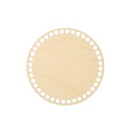 Round wooden bottom, 15 cm (14002)
