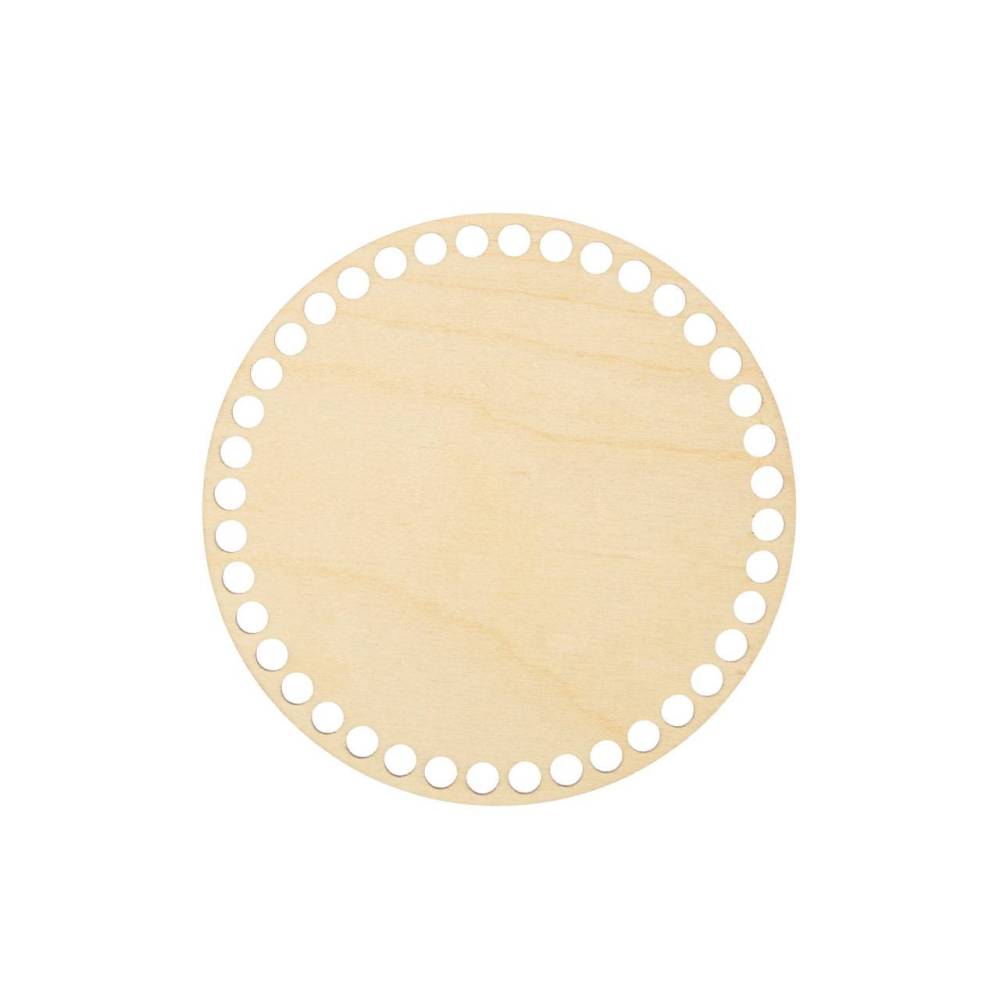 Round wooden bottom, 15 cm (14002) Round wooden bottom, 15 cm (14002)