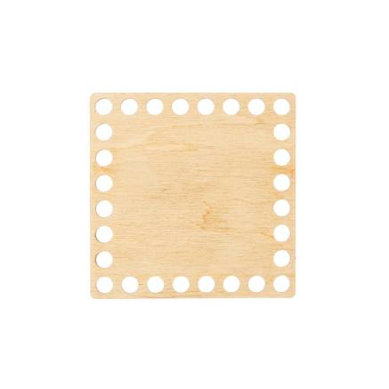 Square wooden bottom - 10*10 cm (13001)