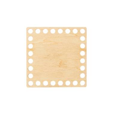 Square wooden bottom - 10*10 cm (13001)