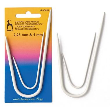 Auxiliary U-shaped spokes, aluminum 2 pcs. 2.25-4 mm Pony (60684)