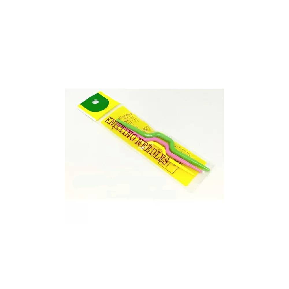 Curved plastic braid holders, 3 pcs - China