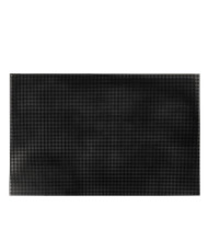 Plastic canvas rectangle 51x33 cm, cell 2.5 mm circle, black (KP036)