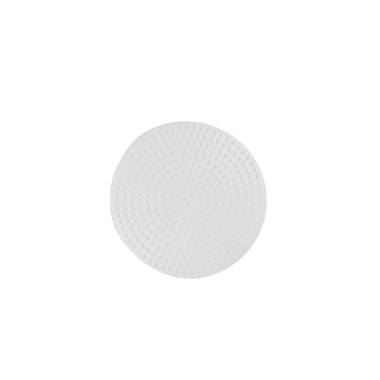 Plastic canvas circle 7.5 cm, white (KR049)