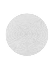 Plastic canvas circle 28 cm, white (KR056)
