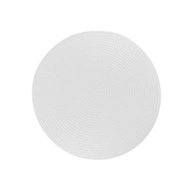 Plastic canvas circle 24 cm, white (KR055)