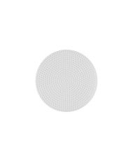 Plastic canvas circle 11.5 cm, white (KR051)