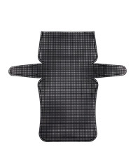 Plastic canvas for clutch bag 50*54 cm, black