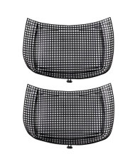 Plastic canvas for bag 32*21 cm, black (KR011)