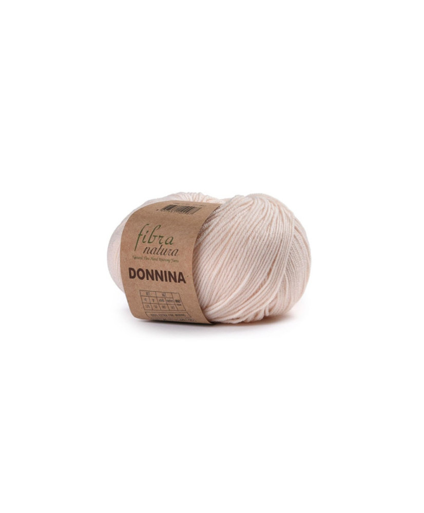 Merino wool yarn DONNINA Fibranatura, apricot cream (21-03) Merino wool yarn DONNINA Fibranatura, apricot cream (21-03)