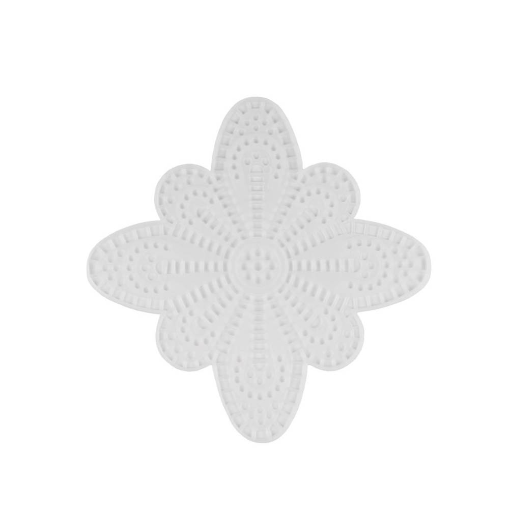 Canvas plastic butterfly 14 cm, white (KR045) Canvas plastic butterfly 14 cm, white (KR045)