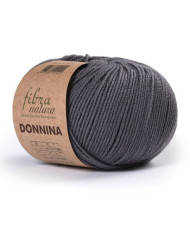 Merino wool yarn DONNINA Fibranatura, anthracite (21-49)