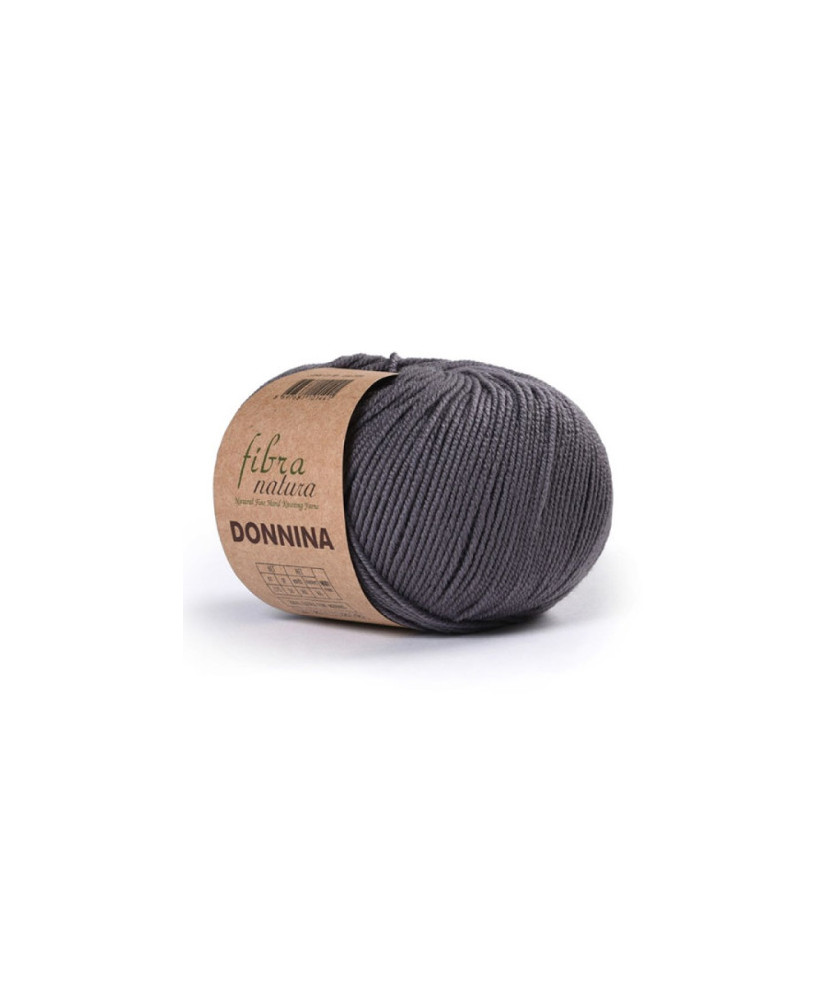 Merino wool yarn DONNINA Fibranatura, anthracite (21-49) Merino wool yarn DONNINA Fibranatura, anthracite (21-49)