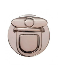 Key lock on clamps round 5 cm, silver (61005)