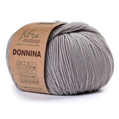 Пряжа мериносовая шерсть DONNINA Fibranatura, дымчатый (21-48)