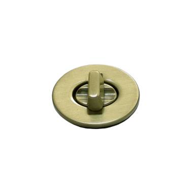 Twist lock for bag 3.5*2.6 cm, bronze (61072)