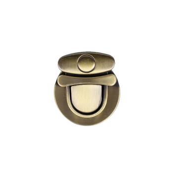 Key lock for bag 4 cm, bronze (61129)