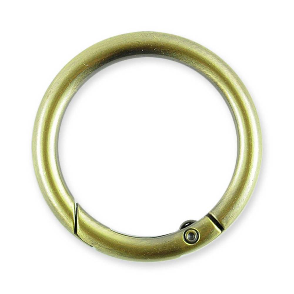Ring-carabiner for bags 4.5*3.8 cm, bronze (64016)
