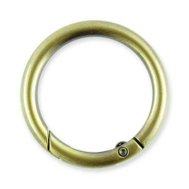 Ring-carabiner for bags 4.5*3.8 cm, bronze (64016)
