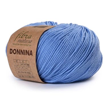 Пряжа мериносова вовна DONNINA Fibranatura, блакитний (21-30)