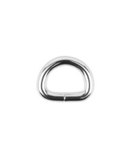 Half ring for bag metal 3*2 cm silver (66024)