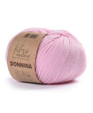 Merino wool yarn DONNINA Fibranatura, soft pink (21-15)