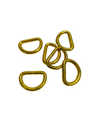 Half ring for bag metal 2*1.5 cm, gold