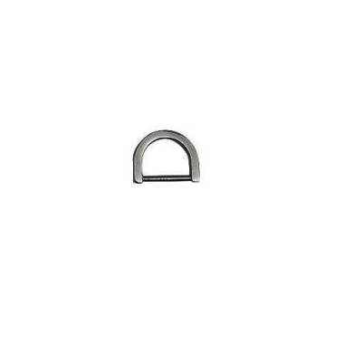 D-ring 1.3 cm, black metallic (66045)