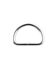 Half ring for bag metal 4*3.2 cm, silver (66020)