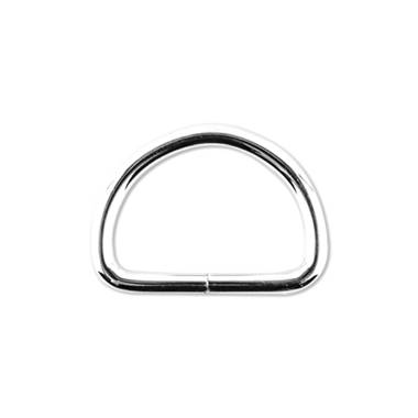 Half ring for bag metal 4*3.2 cm, silver (66020)