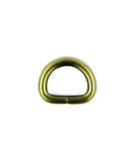 Half ring for bag metal 3*2 cm bronze (66026)