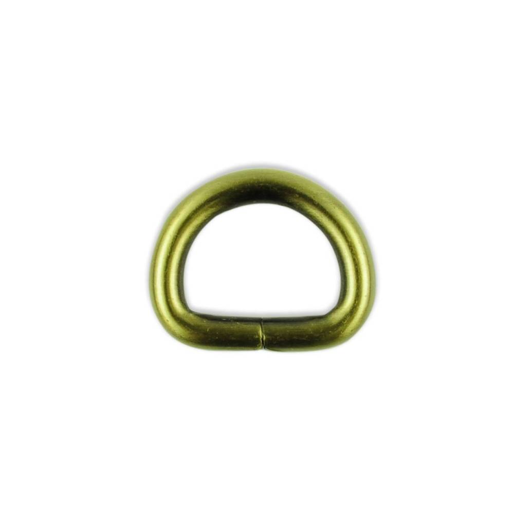 Half ring for bag metal 3*2 cm bronze (66026)