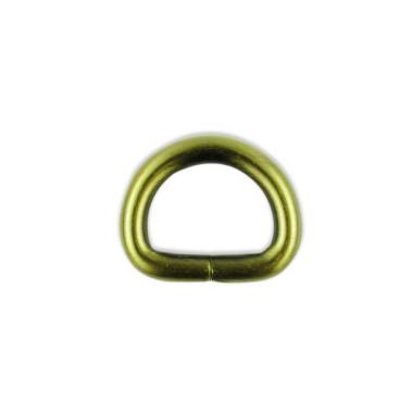 Half ring for bag metal 3*2 cm bronze (66026)