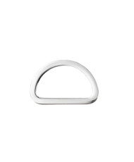Half ring for bag flat 3.2*2.4 cm silver (66047)