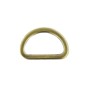 Half ring for bag flat 3.2*2.4 cm bronze (66049)
