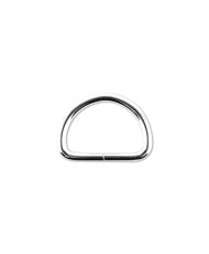 Half ring for bag metal 3.5*2.5 cm, silver (66055)