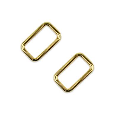 Rectangular frame 4.8*3 cm gold (68001)
