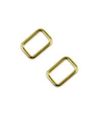 Rectangular frame 4.2*2.8 cm gold (68005)