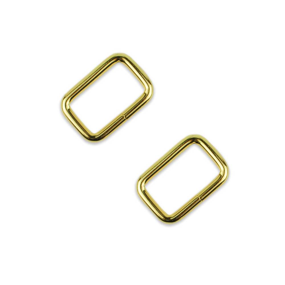 Rectangular frame 4.2*2.8 cm gold (68005)