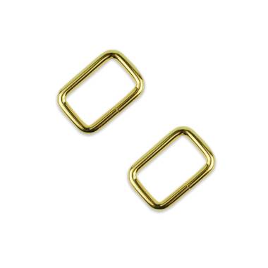 Rectangular frame 4.2*2.8 cm gold (68005)