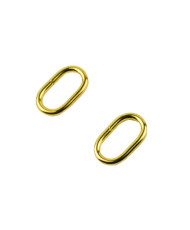 Oval frame 4.1*2.5 cm gold (68026)
