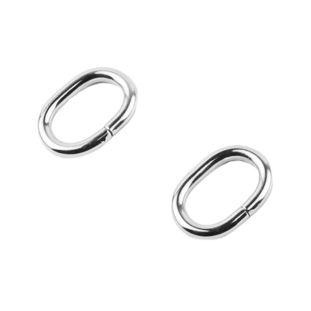 Oval frame 3.5*2.5 cm silver (68032)
